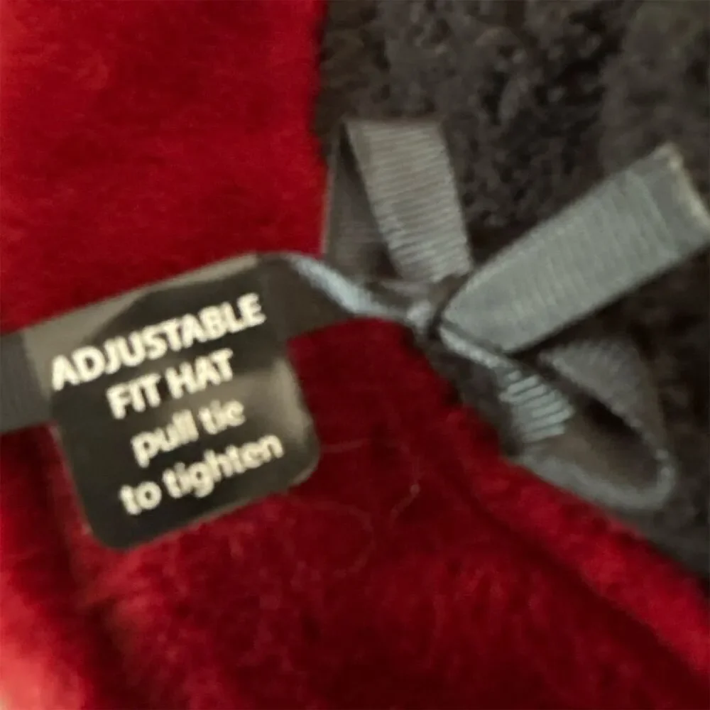 Sprigs Ruby Black Reversible Bucket Hat Faux Fur Sherpa Winter